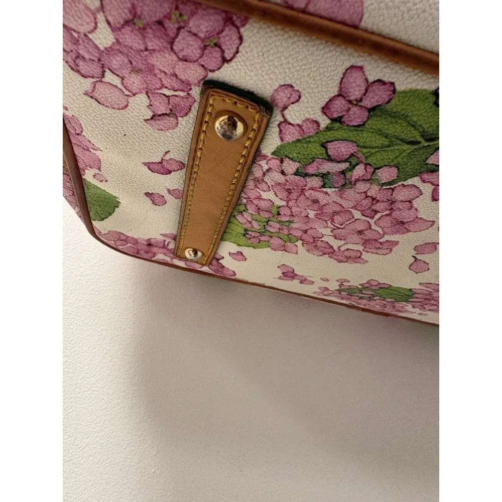 Dooney Bourke Pink Hydrangea Tote - Picture 3 of 12